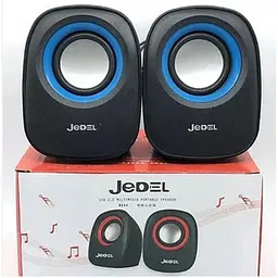 Комп'ютерні колонки акустичні чорні JEDEL JD-M600