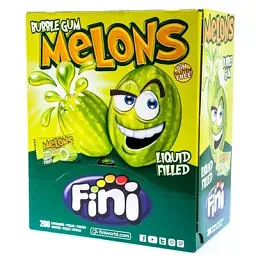 Жувальна гумка з джемом усередині Fini Melons / Диня, 200 шт - мініатюра 2