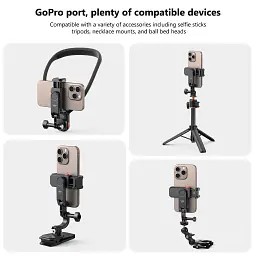 Кріплення для штатива для телефона VRIG PH-17S, нове універсальне пристосування для смартфона - мініатюра 2
