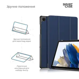Чохол-книжка на планшет Samsung Galaxy Tab A9+ (SM-X210/X216), Smart Case, blue, підставка для планшета 11 , шкіряний, мікрофібра, на магніті, ArmorStandart (ARM70989) - мініатюра 4