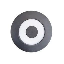 Підсвітка Brille фасадна Коло LED 5W WW IP54 BK (AL-618)