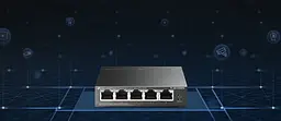 Комутатор TL-SG105MPE 5xGE (4xPoE), 120Вт, WebSmart TP-Link teh0018181 - мініатюра 3
