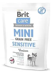 Сухий корм для собак Brit Care Mini Grain Free Sensitive з олениною, 400 г
