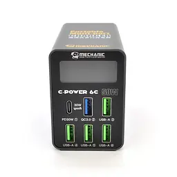 Зарядна станція з цифровою індикацією Mechanic C-Power 6C 40W Gray - мініатюра 2