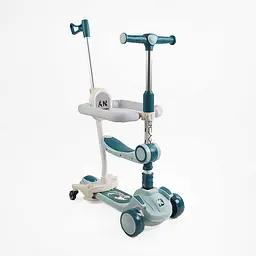 Самокат 5в1 Skyper, колеса PU 125x40 мм зі світлом українська озвучка, бампер GH-41533