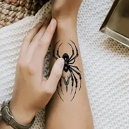 Набір дитячих тимчасових татуювань "Чорні міні №4" black-tattoo-mini-set-4-H - мініатюра 4