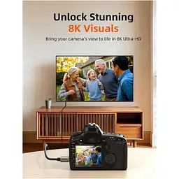 Кабель мультимедійний HDMI micro M to HDMI M 0.5m 8K60Hz Cabletime (CA915873) - мініатюра 2