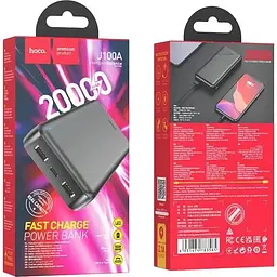 Павербанк Hoco Black 20 000 mAh / 10 Вт (6931474783585) - мініатюра 5