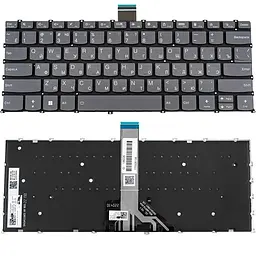 Клавіатура для ноутбука LENOVO (IdeaPad Pro: 5-14 series) рос onyx чорний без фрейма підсвітка клавіш