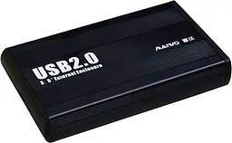 Кишеня зовнішня 3.5" Maiwo K3502-U2S USB 2.0 black - мініатюра 2