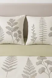 Комплект постільної білизни Ecotton полуторний 150х215 см Польові квіти на білому 24305 (24945) - мініатюра 3
