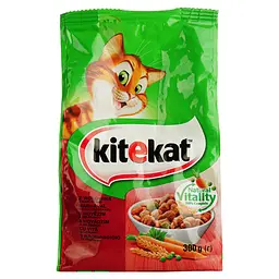 Сухий корм для котів Kitekat яловичина з овочами 300 г - мініатюра 2