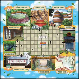 Настільна гра Winning Moves Naruto Shippuden Cluedo UK - мініатюра 8