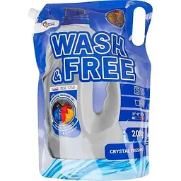 Гель для прання WASH & FREE 2л Універсальн Морська свіжість з нотками мінеральної солі (DOYPACK)