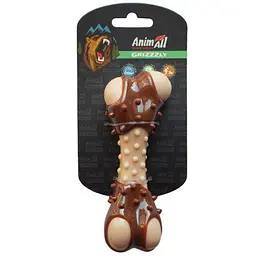 Іграшка AnimAll GrizZzly кісточка з ароматом м'яса 13.5 см коричнева