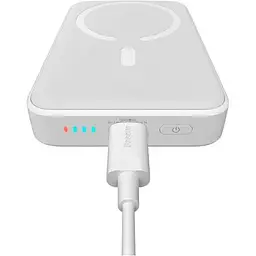 Зовнішній акумулятор Baseus Magnetic Mini 20W 10000mAh White (PPCX070002) [106690] - мініатюра 5