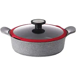 Каструля зі скляною кришкою Neoflam EK-OT-L28I Light Marble з мармуровим покриттям 28см