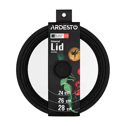 Кришка для посуду ARDESTO Black Mars Smart 24/26/28 см (AR2428UL) - мініатюра 2