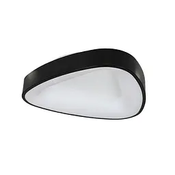 Люстра стельова LED Levistella 752L64 BK, 50W, чорний метал, білий акрил, сучасний стиль з пультом