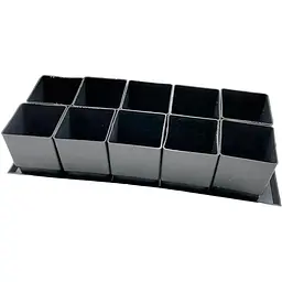 Комплект піддон для вирощування розсади та 10 горщиків Xplast 390 х 115мм