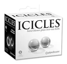 Вагінальні кульки Icicles No.41 Small Glass Ben Wa Balls You2Toys 294100 22229 - мініатюра 1