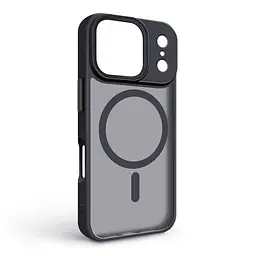 Чехол для Apple iPhone 17 Pro, Uniq MagCase, черный, противоударный, панель-накладка с MagSafe, ударопрочный TPU+PC, с магнитом MagSafe, поддержка полноценной беспроводной зарядки, ArmorStandart (ARM86266) - мініатюра 2