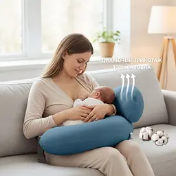 Подушка для годування Sei Design диванчик м'ята 60х70х16 см (8000036177_мята) - мініатюра 10
