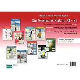 Die Grammatik-Plakate A1–B1. Übungsheft und 10 Plakate 10 Plakate - Ренате Люшер
