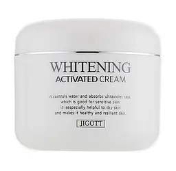 Освітлюючий крем для обличчя WHITENING Activated Cream Jigott 100 мл
