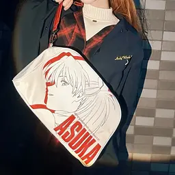 Сумка через плече Євангеліон Аска Ленглі Сорью Evangelion Asuka Langley Souryuu 40x22x10 см - мініатюра 3
