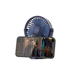 Вентилятор XO MF78 4-inch desktop/bracket adjustable angle fan на акумуляторі 1200 мА·год блакитний - мініатюра 6