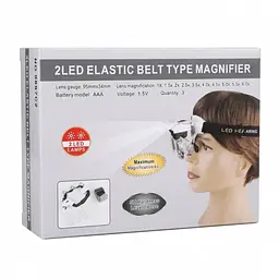 Бінокуляр Magnifier 9892C2 LED 1x-6x/бінокулярні окуляри зі збільшенням - мініатюра 3