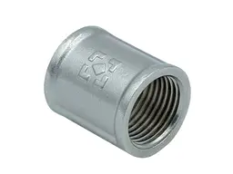 Муфта RAFTEC 1 1/2" латунь, ВВ, DN40, нікель, RAFTEC MR05