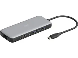 Мультипортовий адаптер Digitus USB-C 8-port Docking Station (DA-70915)
