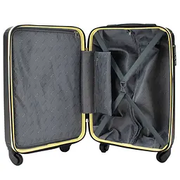 Валіза Semi Line 20 дюймів (S) дюймів (S) Black (T5685-1) - мініатюра 6