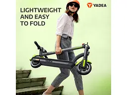 Електросамокат Yadea KS3 Lite Grey/Green (KS3liteGREY/GREEN) - мініатюра 12