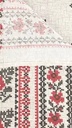 Рушник кухонний лляний Маки SD15732 75 х 35 см Червоний shop (2800000100827) - мініатюра 3