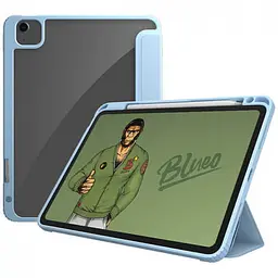 Чохол-книжка Blueo Ape Case with Leather Sheath для Apple iPad 10.2" [2019-2021] Light Blue [73476] - мініатюра 2