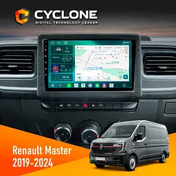 Штатна магнітола Renault Master 2019 Cyclone C10-013 4x64 DSP 4G Cyclone (НФ-00009196)
