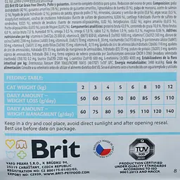 Сухий корм Brit GF Veterinary Diet Cat Obesity для котів з надмірною вагою з куркою та горохом 2 кг - мініатюра 4