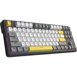 Клавіатура Ajazz AK870 V2 Flying Fish Switch Black/Grey/Yellow (AK870-V2-FF-BGY) [156875] - мініатюра 5