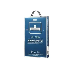 Адаптер Remax RL-LA03a Smooth 2in1 USB Type-C-3.5mm/USB Type-C Білий (6954851298809) - мініатюра 2