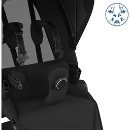 Коляска Maxi-Cosi Fame 2 в 1 Twillic Black - мініатюра 11