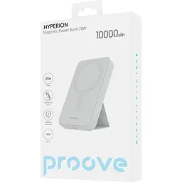 Зовнішній акумулятор Proove Hyperion 10000mAh 20W White [PBHP15020002] [104208] - мініатюра 3