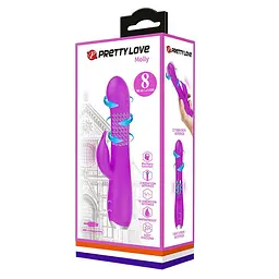Вібратор-кролик Pretty Love Molly 20.5 см фіолетовий - мініатюра 5