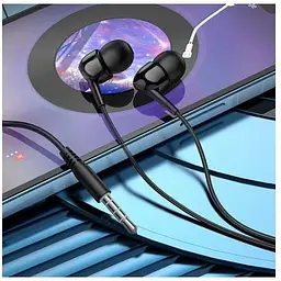 Навушники Hoco Celestial universal earphones with microphone M99 білі - мініатюра 7