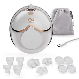Електричний молоковідсмоктувач Kinderkraft MamaFlow Gold (KEMAFL00GLD0000) - мініатюра 2