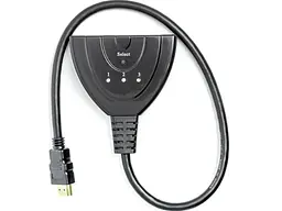 Адаптер PowerPlant HDMI - 3xHDMI Black (CA912070) - мініатюра 2