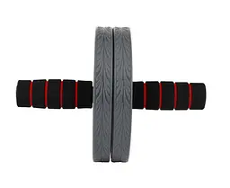 Колесо для преса Power System PS-4042 Dual-Core Ab Wheel Grey/Black (PS-4042_Grey-Black) - мініатюра 2