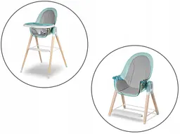 Стілець для годування 2в1 Lionelo Maya Green Turquoise - мініатюра 6